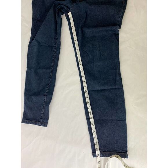 Eileen Fisher Organic Cotton Jeans Mid-Rise Zipper P1210M Cut 1027859 -- Sz 10 - Picture 6 of 11